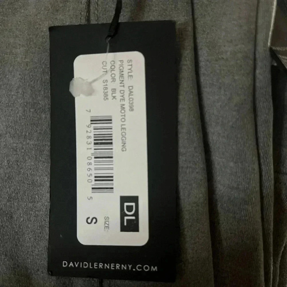 Pigment Dye Moto Legging by David Lerner Sz.S NEW - Picture 5 of 6